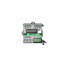 Modulo bus 2 ingressi/2 uscite 2A, sistema SimpleHome, incasso o DIN, relè stato solido 500W max