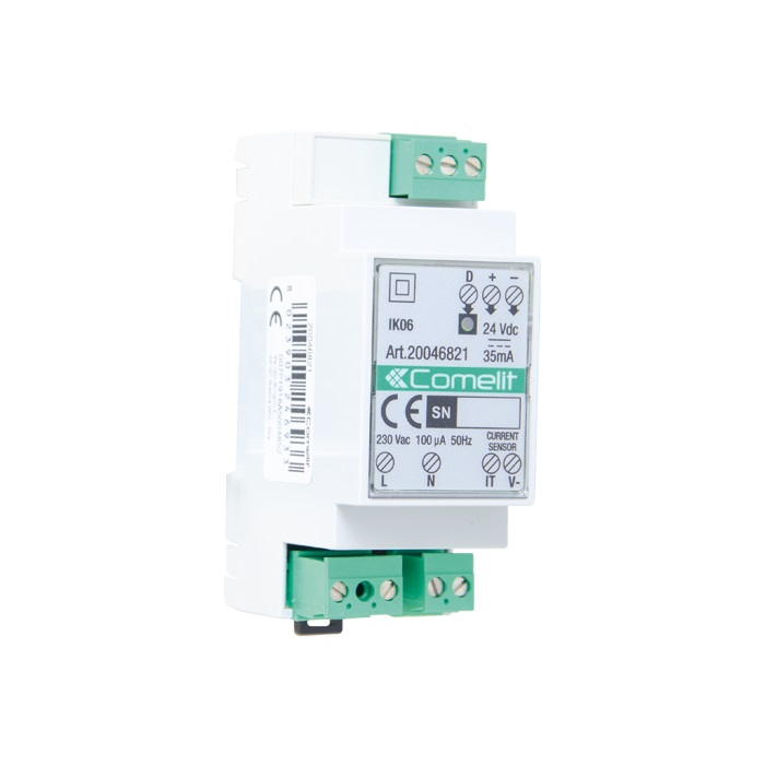 Modulo gestione carichi e consumi, sistema SimpleHome, montaggio DIN 2 moduli, 10kW max con TA incluso