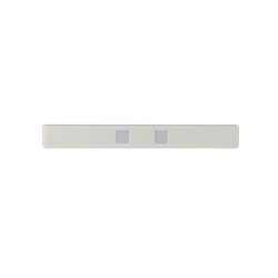 Sensore doppia tecnologia da esterno effetto tenda, portata 3m, PIR+MW 24GHz, tamper accelerometro, IP54, bianco