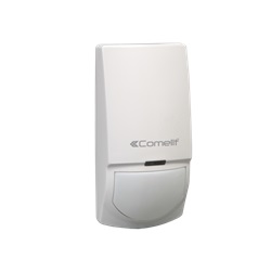 Sensore doppia tecnologia antimascheramento, PIR+MW 10GHz, portata 18m, pet immune 15/25kg regolabile
