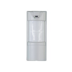Sensore doppia tecnologia da esterno, PIR+MW 24GHz, portata 18m angolo 90°, pet immune 35kg, IP55