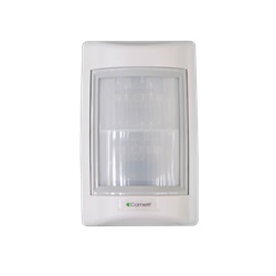 Sensore doppio PIR lunga portata da esterno, portata 30.5m apertura 5m, tecnologia ASIC, IP65