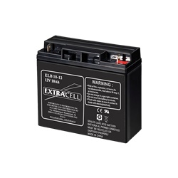 Batteria al piombo 12V 18Ah, tecnologia AGM, valvola sicurezza unidirezionale