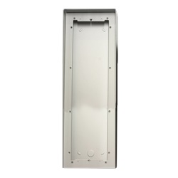 Serie Ikall - Custodia antipioggia alluminio anodizzato 4 moduli verticali, 154x422x85mm