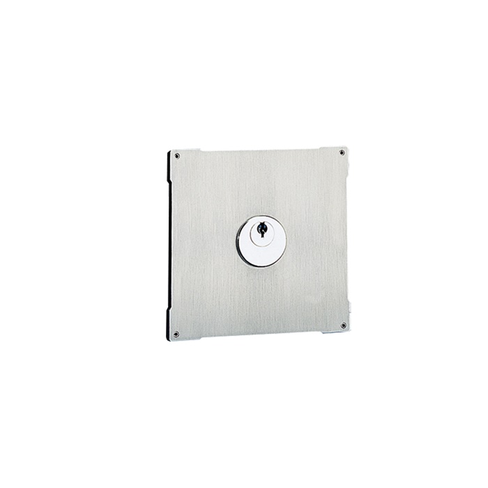 Serie Vandalcom - Modulo PTT, acciaio inox 2,5mm, predisposizione chiave tradizionale