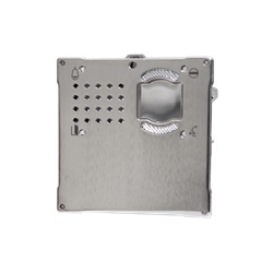 Serie Vandalcom - Modulo 0 pulsanti predisposto per unità audio/video, acciaio inox 316 2,5mm