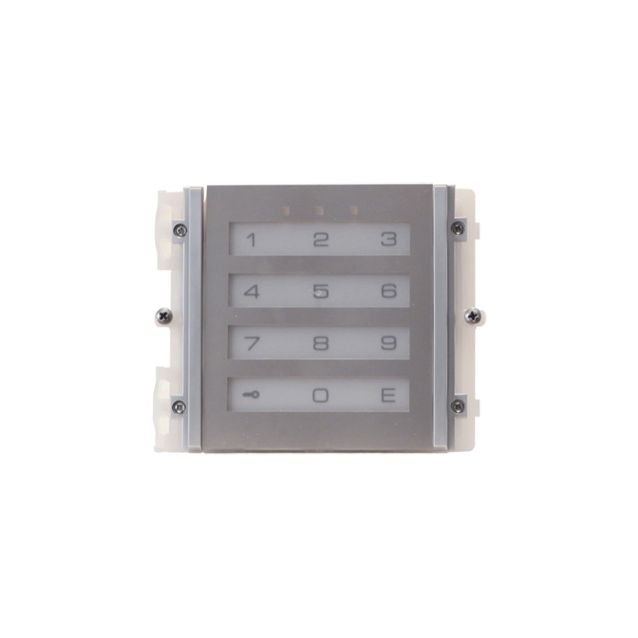 Serie Ikall Metal - Modulo chiave elettronica digitale, tastiera retroilluminata LED blu/bianco/spento, 2 relè 10A