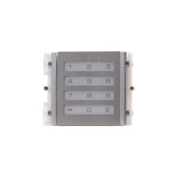 Serie Ikall Metal - Modulo chiave elettronica digitale, tastiera retroilluminata LED blu/bianco/spento, 2 relè 10A
