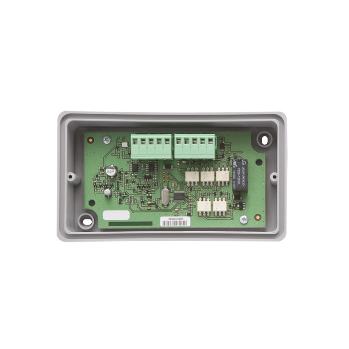 Modulo indirizzato contenitore plastico 1 uscita supervisionata, isolatore integrato, 24V 750mA, EN54-17/18