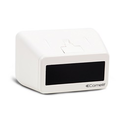 Rivelatore lineare fumo riflessione 50-100m, riflettore dedicato, grandi superfici industriali, alimentazione esterna, EN54-12