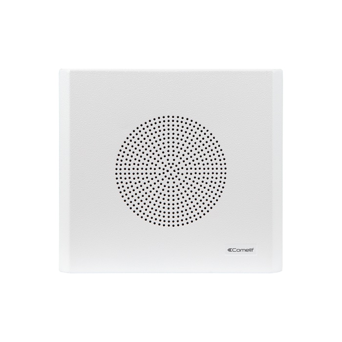 Diffusore quadrato parete/soffitto metallo, fusibile termico, custodia robusta, EN54-24