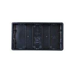 Serie Maxi - Scatola da incasso per videocitofono, plastica ABS nera, 212x115x50mm