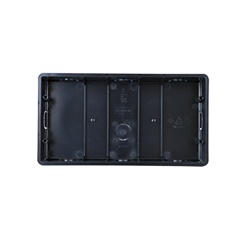 Serie Maxi - Scatola da incasso per videocitofono, plastica ABS nera, 212x115x50mm