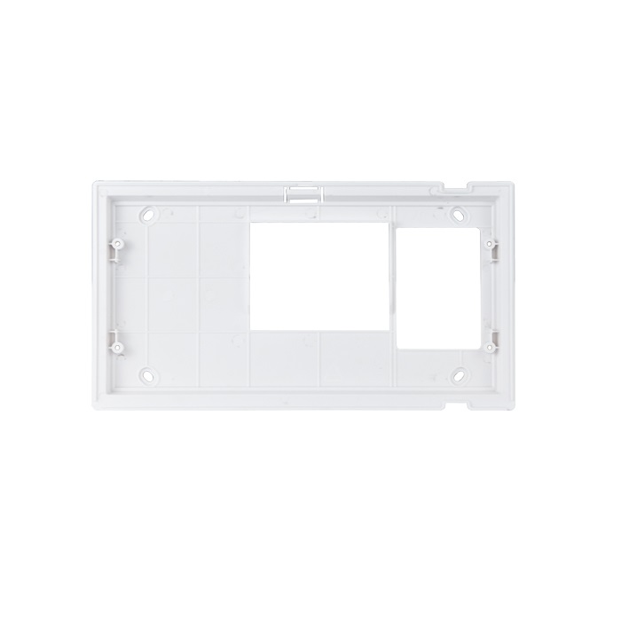 Serie Maxi - Supporto da parete per videocitofono, ABS anti-UV, bianco RAL9003, 216.4x117.5x14mm