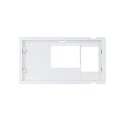 Serie Maxi - Supporto da parete per videocitofono, ABS anti-UV, bianco RAL9003, 216.4x117.5x14mm