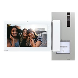 Serie Maxi - Kit video monofamiliare Quadra-Maxi, sistema Simplebus 2, monitor vivavoce 6801W