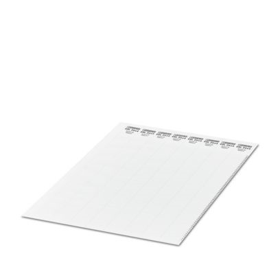 Etichette numerate 1-10 per morsettiere 6mm