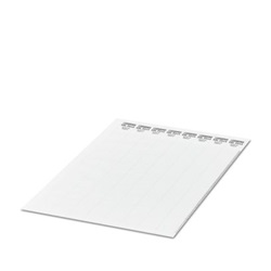 Etichette numerate 1-10 per morsettiere 6mm