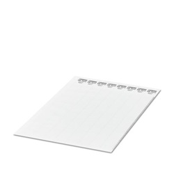 Etichette numerate 1-10 per morsettiere 6mm