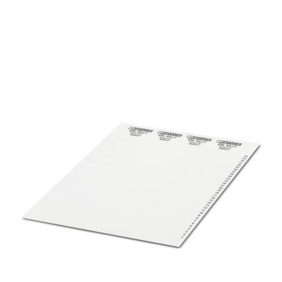 Etichette numerate 11-20 per morsettiere 6mm