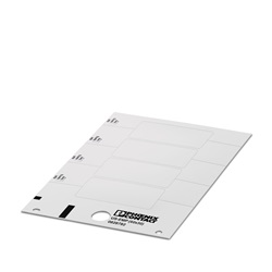 Etichetta personalizzabile 90x60mm per morsettiere