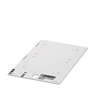 Etichetta personalizzabile 50x30mm per morsettiere