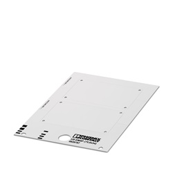 Etichetta personalizzabile 50x30mm per morsettiere