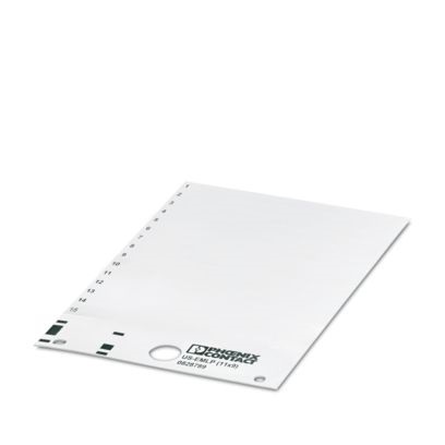 Etichetta neutra ZBF 9 per morsettiere