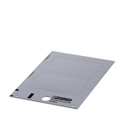 Etichetta gialla 12x3mm per morsettiere