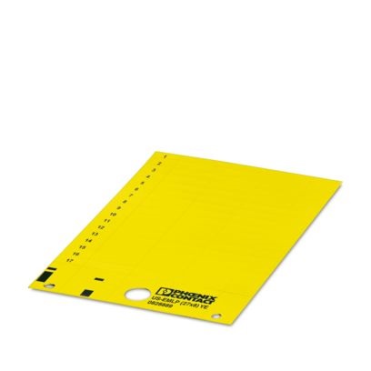 Etichetta personalizzabile 60x30mm per morsettiere