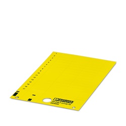 Etichetta personalizzabile 60x30mm per morsettiere