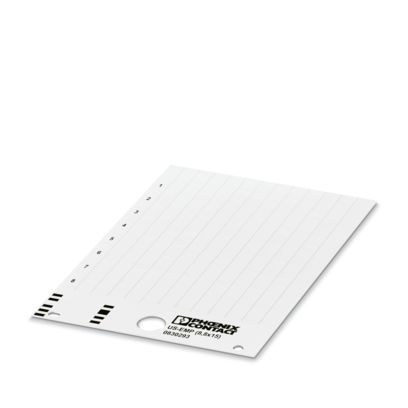 Etichetta gialla 104x135mm per morsettiere