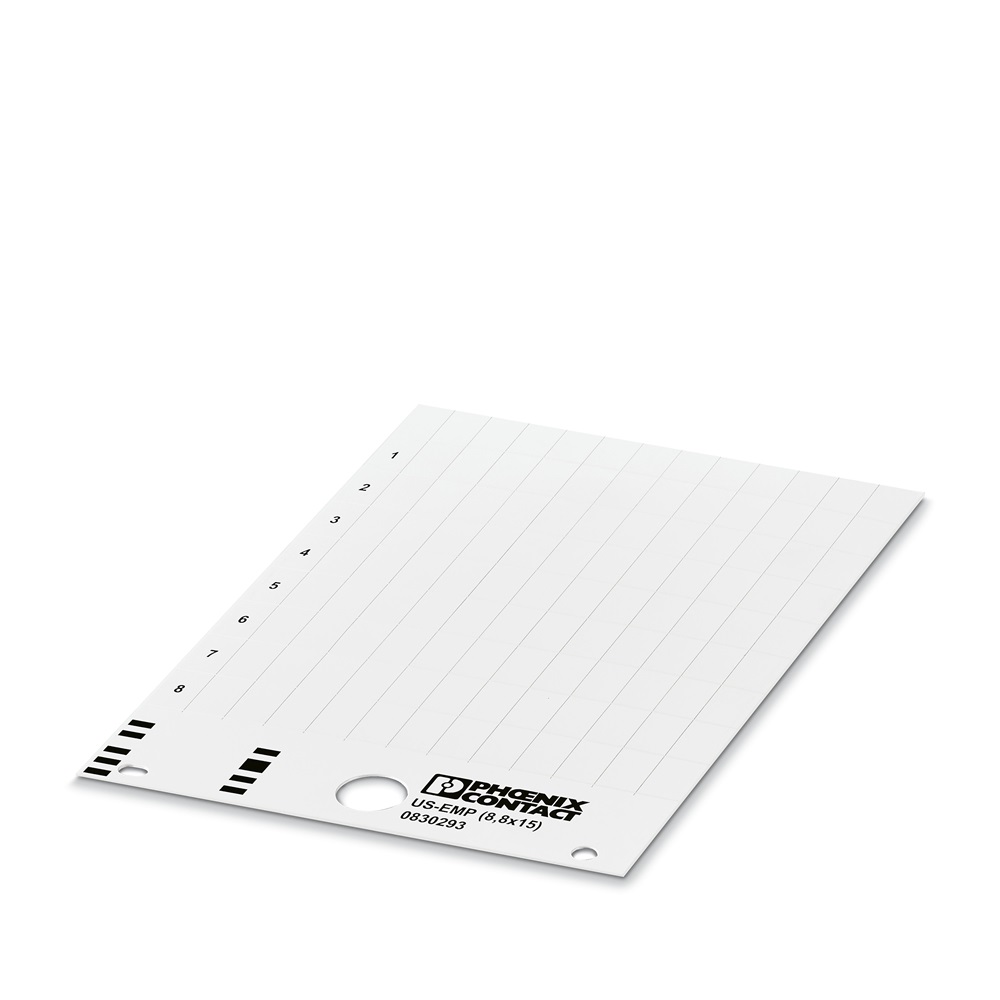 Etichetta gialla 104x135mm per morsettiere