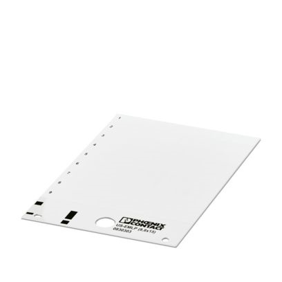 Etichetta gialla 35x46mm per morsettiere