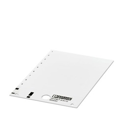 Etichetta gialla 35x46mm per morsettiere