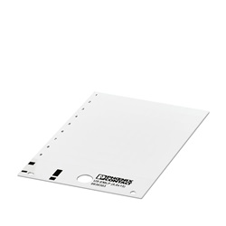 Etichetta gialla 35x46mm per morsettiere