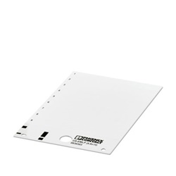 Etichetta gialla 35x46mm per morsettiere