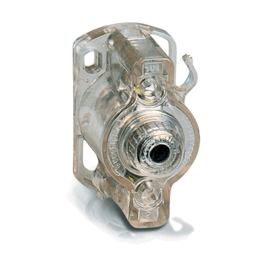 Portafusibile a tappo Serie VT 8,5x32-9x36 mm 25A policarbonato trasparente IP20 uso elettrico
