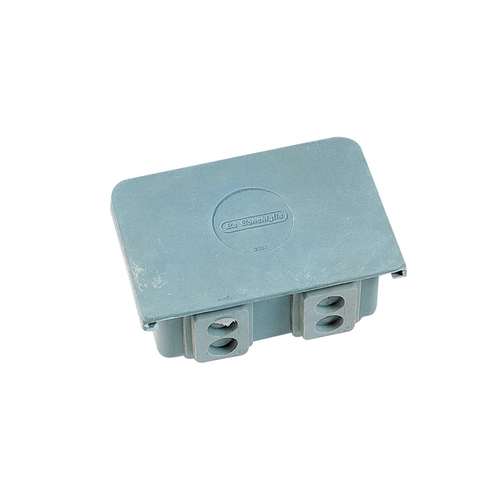 Cassetta derivazione vetroresina serie ASV6, IP43, IK08, per installazione esterna e connessioni linee aeree uni-multipolari