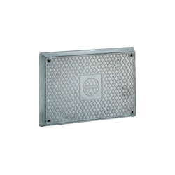 Chiusino stradale alluminio IP55 169x266x40 mm per pozzetti elettrici e telefonici