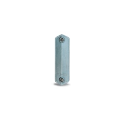 Portello in alluminio SMV per palo ottagonale 45x186 mm IP54 IK10 fissaggio con staffe inox