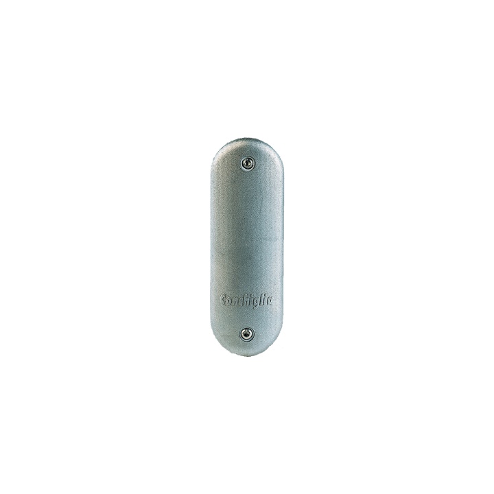 Portello alluminio SMW per palo 178-300 mm, feritoia 45x186 mm, IP54 IK10, uso illuminazione