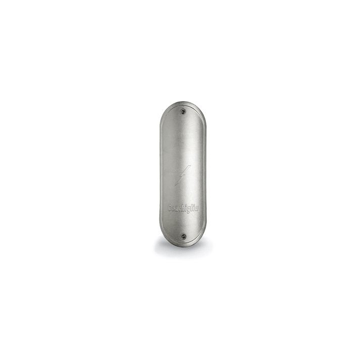 Portello alluminio Serie SMS per palo 153-168 mm con guarnizione poliuretano IP54 IK10