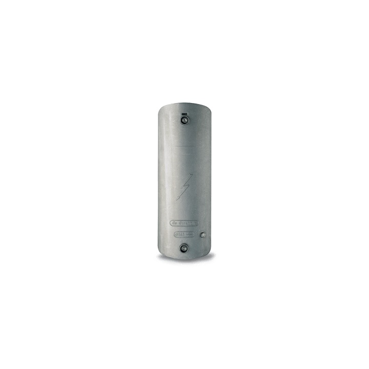 Portello alluminio Serie SML per palo diametro 140-146 mm feritoia 100x300 mm IP43 IK10