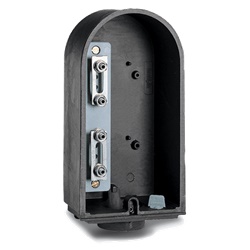 Cassetta protezione catodica alluminio anodizzato IP44 IK10 con morsettiera per misure e prese potenziale esterno