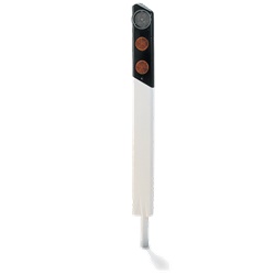 Delineatore antinebbia LSA22 12Vac LED 65x4cd ambra fascio stretto per corsie stradali senso unico dx