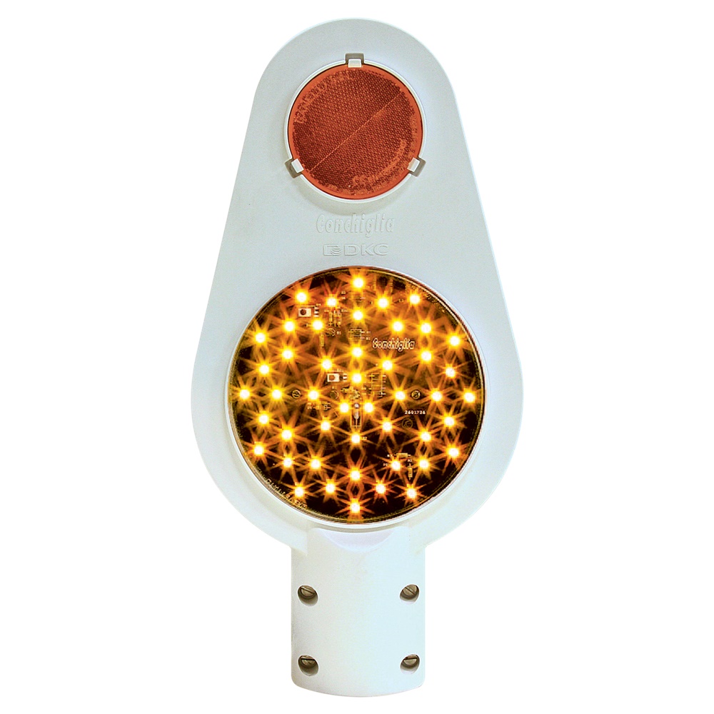 Segnalatore stradale LSA33 a led 47 LED ambra per svincoli e curve pericolose
