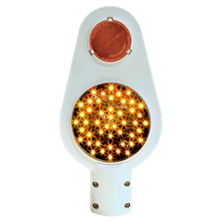 Segnalatore stradale LSA33 a led 47 LED ambra per svincoli e curve pericolose