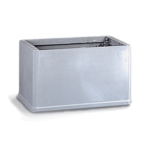 Zoccolo armadio vetroresina SMC grigio RAL 7040 720x381x450 mm IP44 IK10 CEI EN