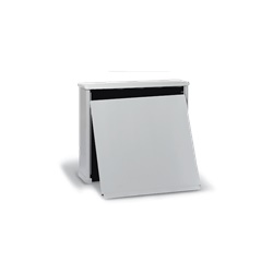Zoccolo vetroresina Serie CVT-CVN con parete anteriore removibile 546x550x308 mm per armadio muratura pavimento